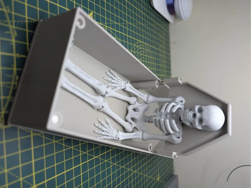 Creepy Halloween Coffin
