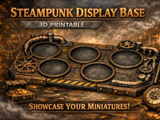 STEAMPUNK DISPLAY BASE - ESPOSITORE