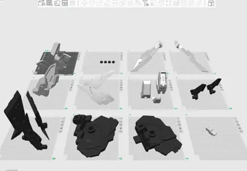 Modelo para impresión 3D: 1.3m柯西高达立像 — vista de referencia 4