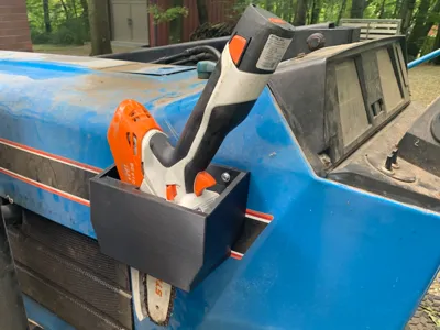 Stihl GTA 26 tractor mount