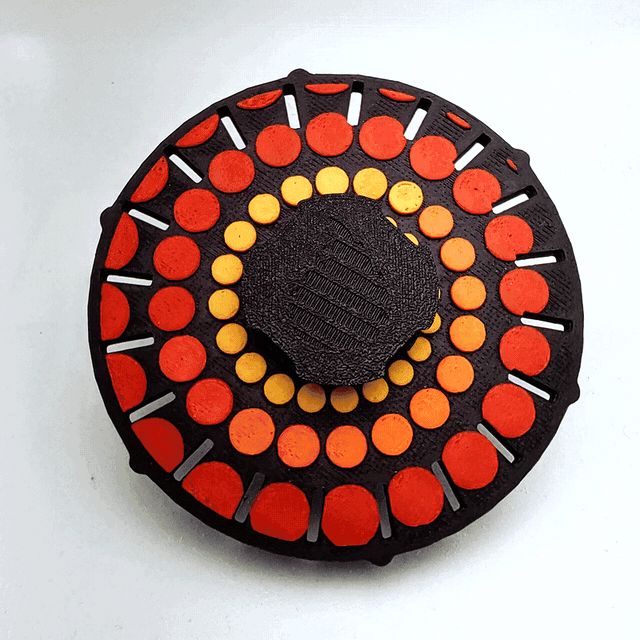 Circles Zoetrope Spinner (READ DESCRIPTION)