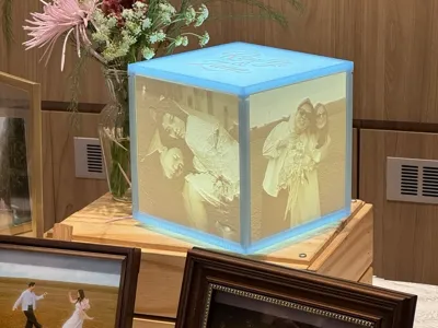 Floating Lithophane Light Box