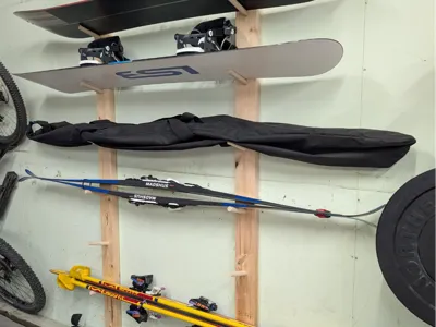 Drill Bit Jig for Ski Rack