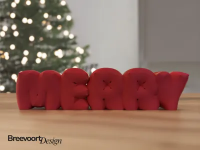 MERRY Letters - Christmas Decoration