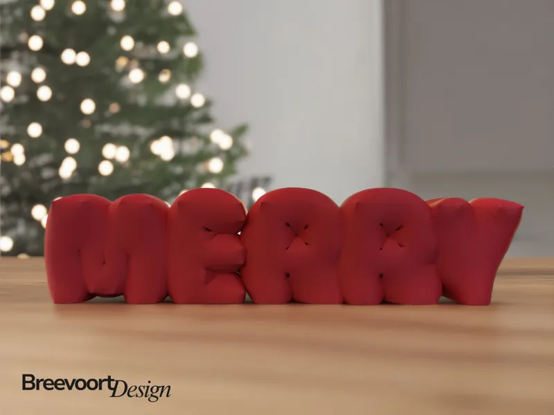 MERRY Letters - Christmas Decoration