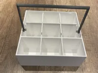 0.2mm layer, 2 walls, 15% infill , reicht vollkommen aus