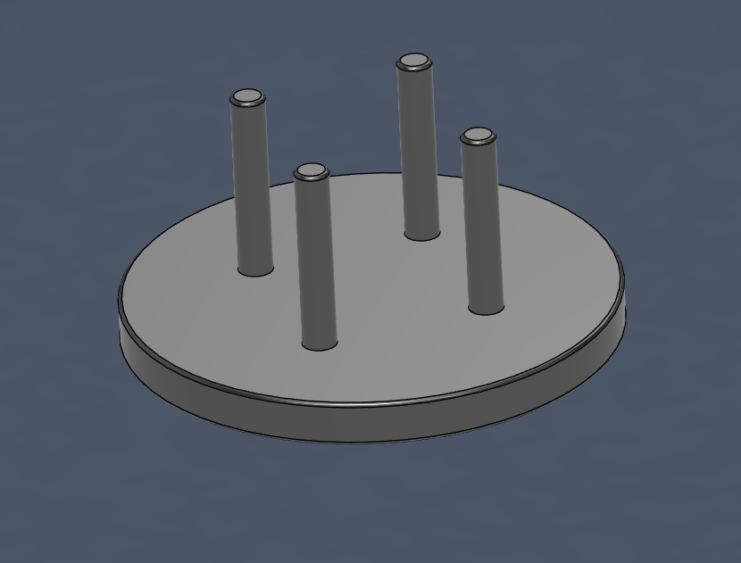 Miniatura 2 do modelo 3D 125mm Sandpaper Disc Storage (Stackable)