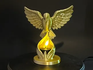 Dove of the Flame LED Candleholder