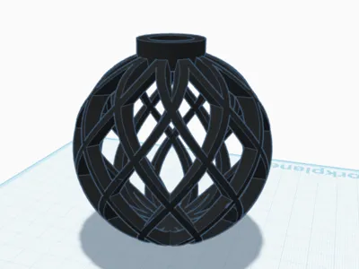 Christmas Ornament with Hole on Top