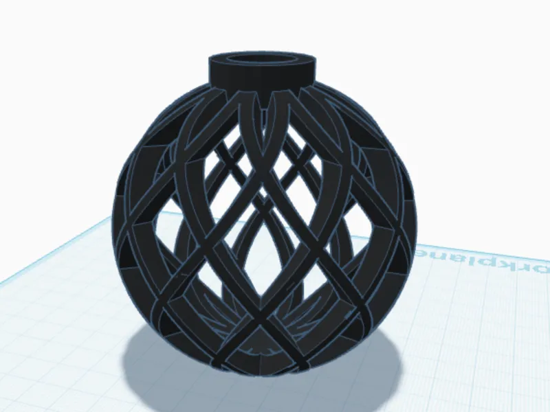 Christmas Ornament with Hole on Top