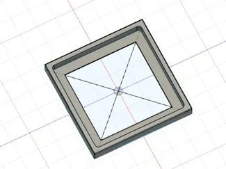 Adapterrahmen für Steckdosen von 50 auf 55mm