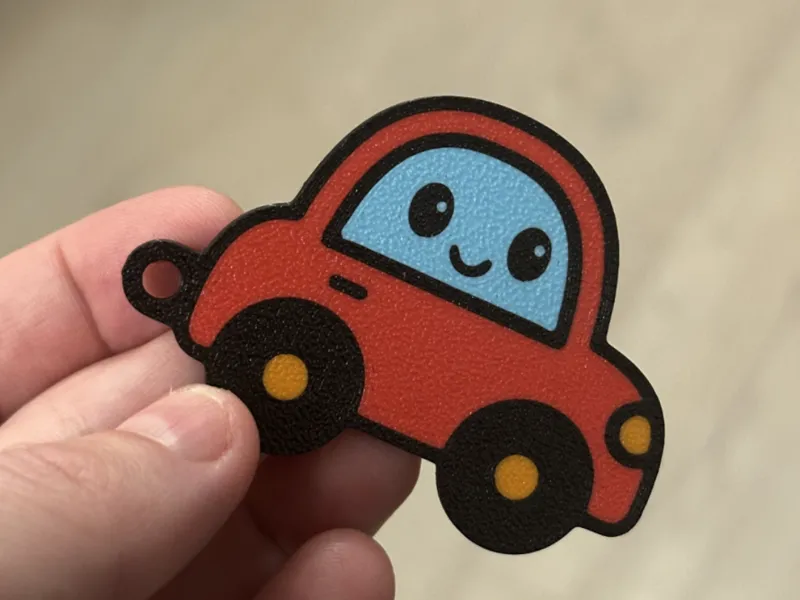 Cute car keychain