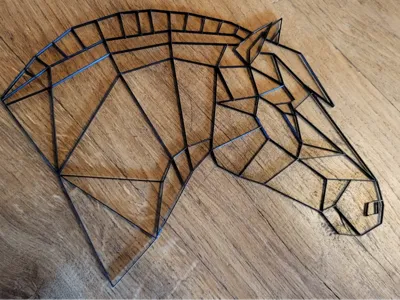 Wall Art - Fjord horse head
