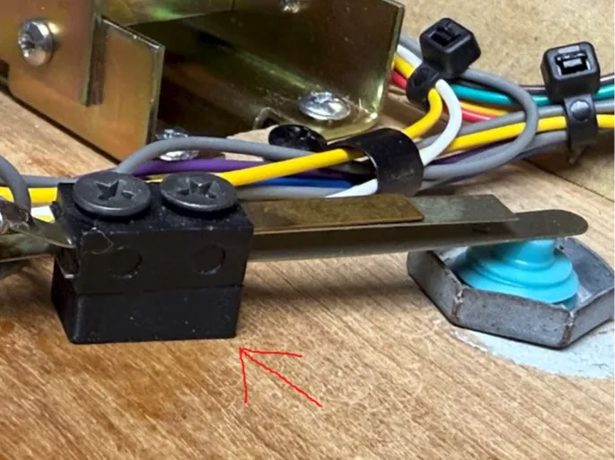 Classic arcade leaf switch spacer