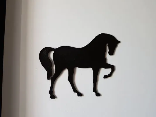 Elegant Horse Silhouette - Wall Art 
