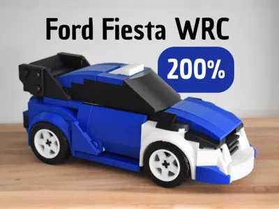 Brick Ford Fiesta WRC (2:1 scale)