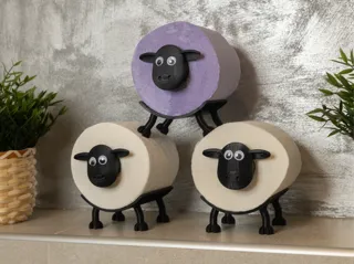 Sheeptastic! Toilet Paper Sheep Holder - FITS ALL!
