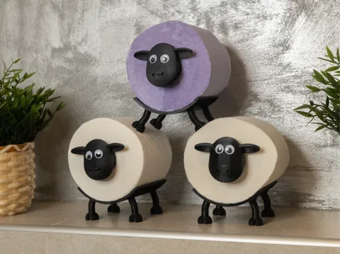 Sheeptastic! Toilet Paper Sheep Holder - FITS ALL!