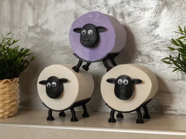 Sheeptastic! Toilet Paper Sheep Holder - FITS ALL!
