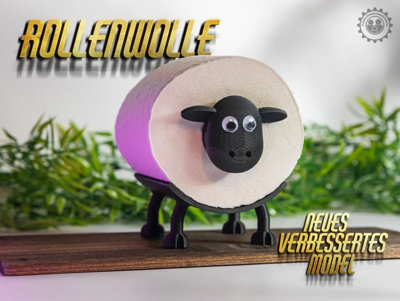 Sheeptastic! Toilet Paper Sheep Holder - FITS ALL! view 2