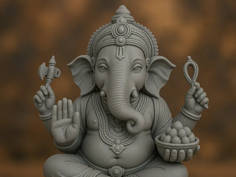 Genesha god statue