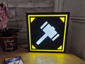 Helldivers 2 seismic lightbox changeable front