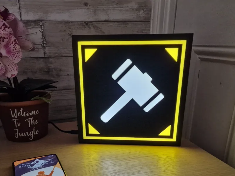 Helldivers 2  seismic lightbox changeable front
