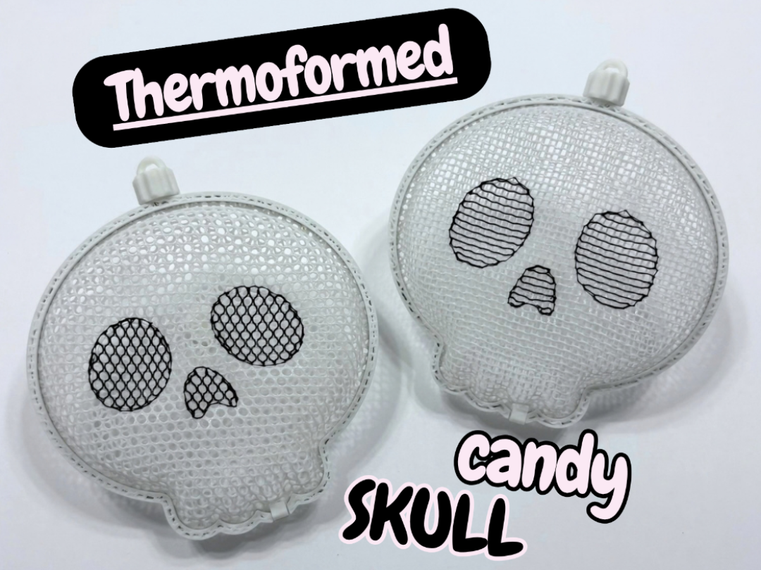 Thermoformed Skull Candy Holder - 1
