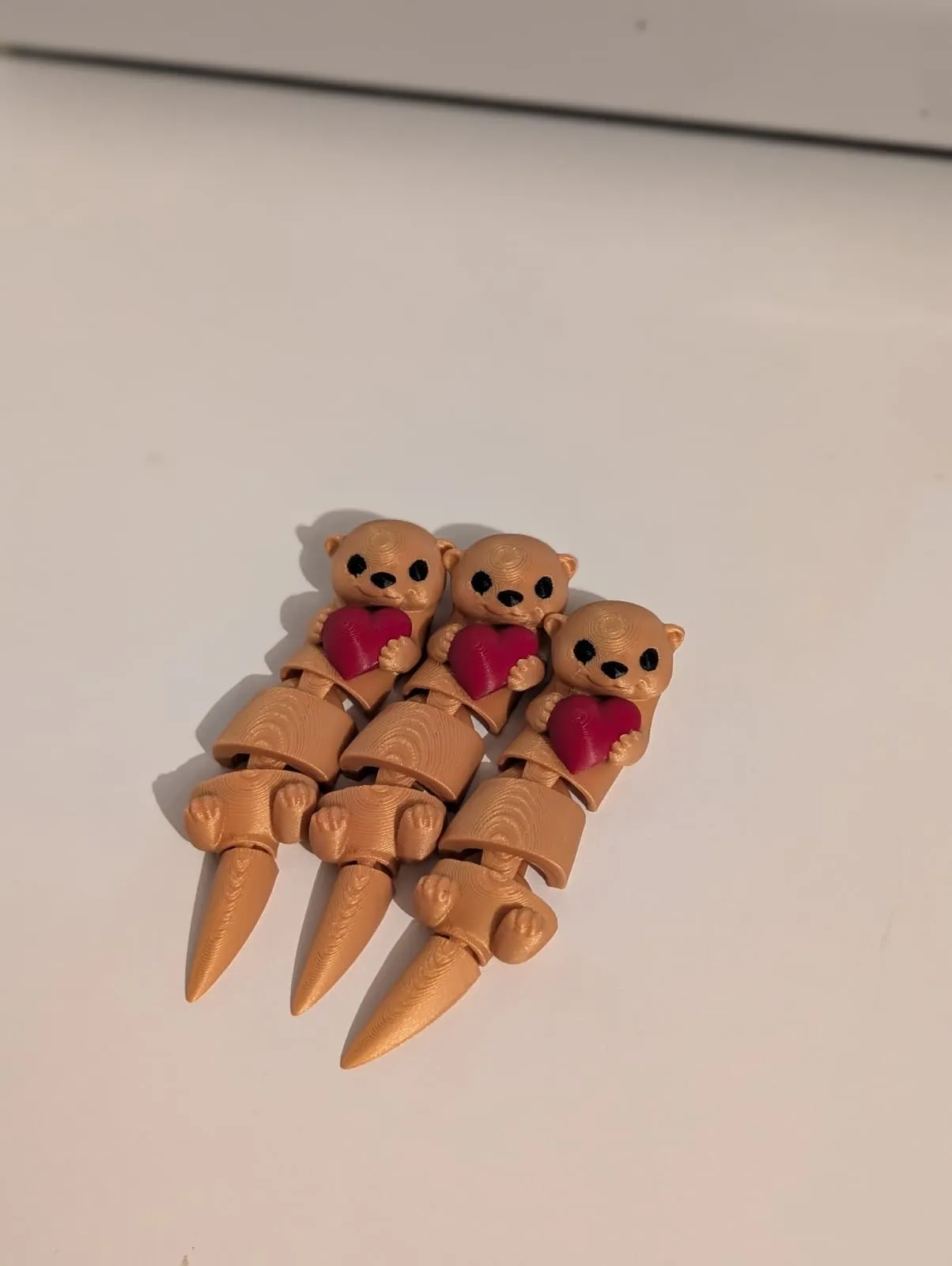 Valentine's Mini Otter - Articulated Animal Gift view 3