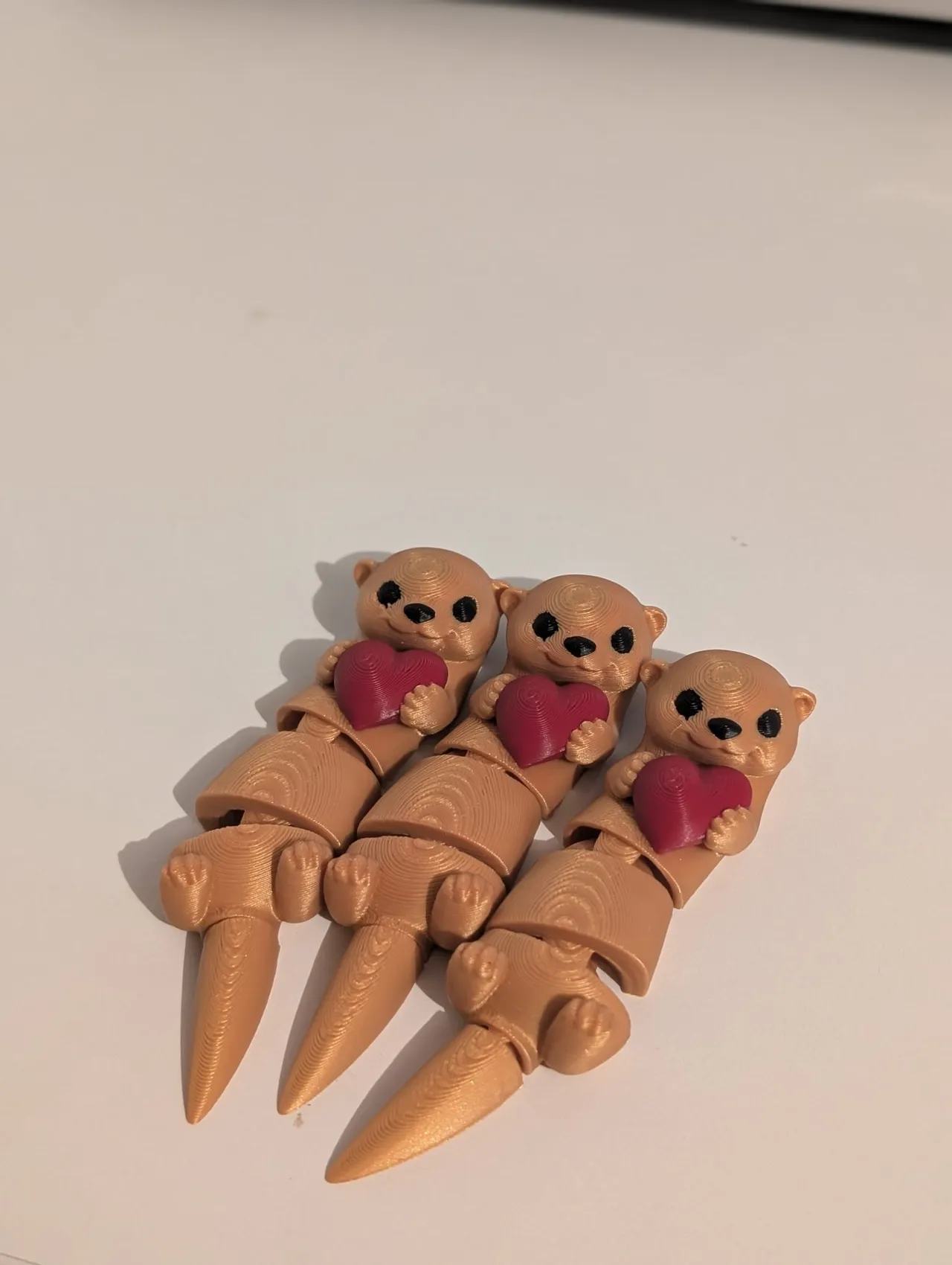 Valentine's Mini Otter - Articulated Animal Gift view 2
