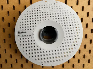 Spoolholder f. storage on IKEA Skadis Organizer