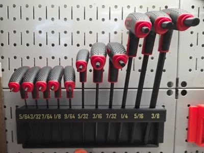ICON hex key wall control organizer