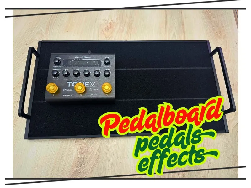 Pedaliera pedali effetti per chitarra e basso