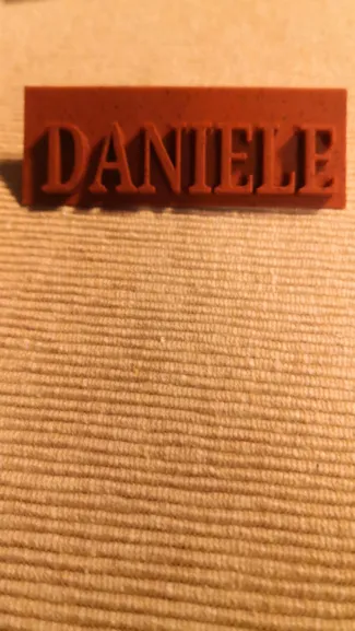 Segnaposto Daniele