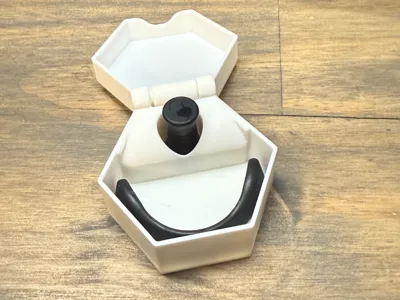 Intake nose strip container