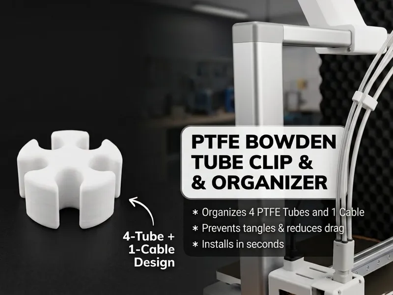 Clip Organizzatore per Tubi Bowden PTFE