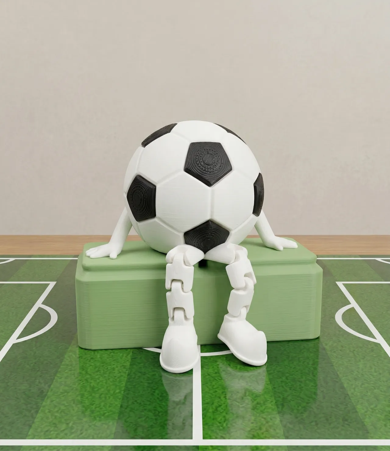 Articulated Flexi Soccer Ball Buddy Gift view 2