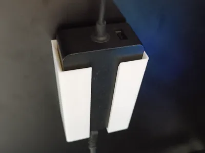 Under desk Surface charger mount