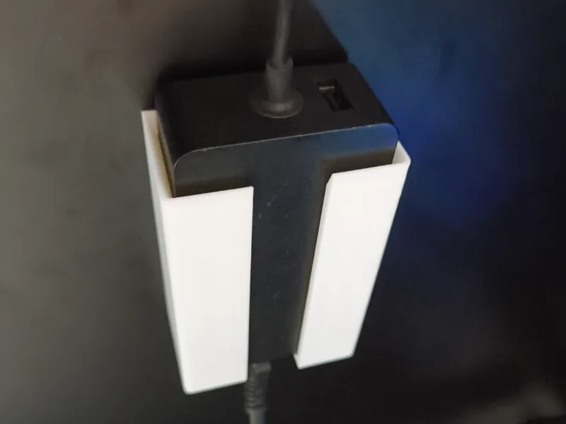 Under desk Surface charger mount
