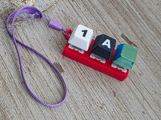 1x3 Keyboard Keycap Mechanical Switch Clicker