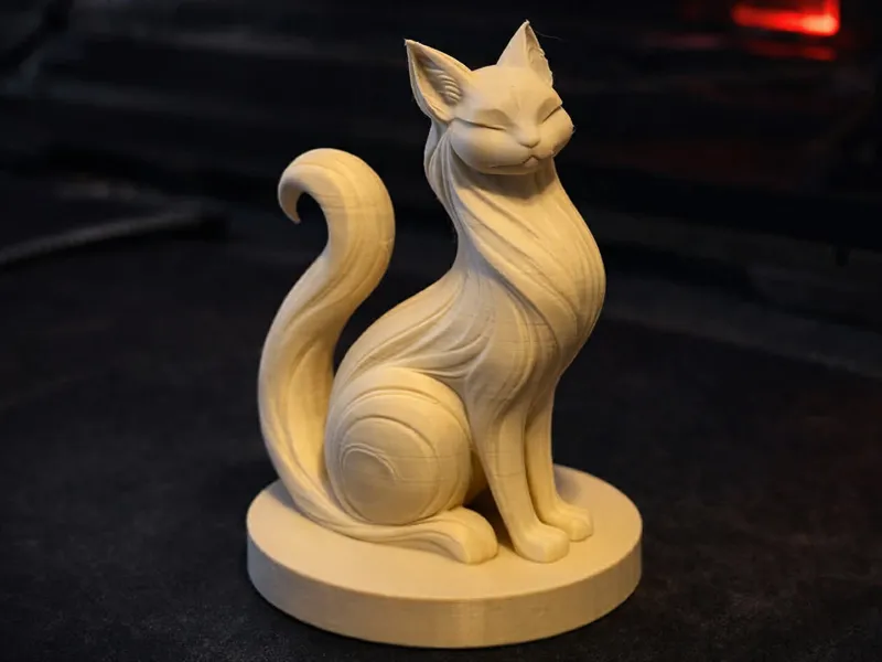 Elegant Cat Sculpture