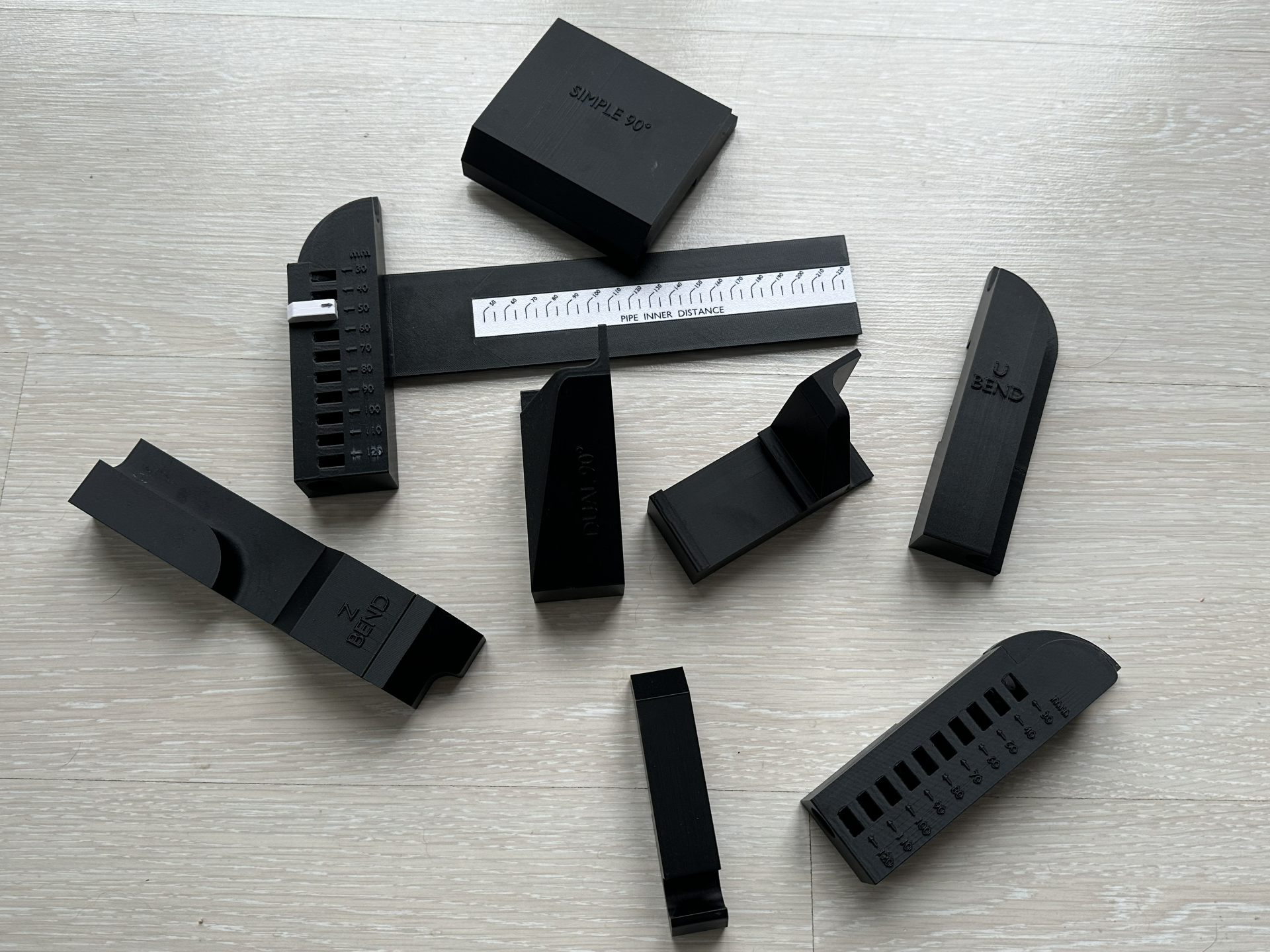 Watercooling acrylic pipe bending tool