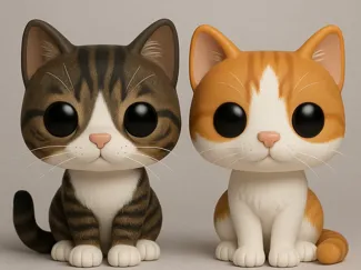 Cartoonish Shorthaired Cats