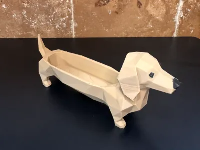 Dachshund Candy Bowl (Succulent Pot)