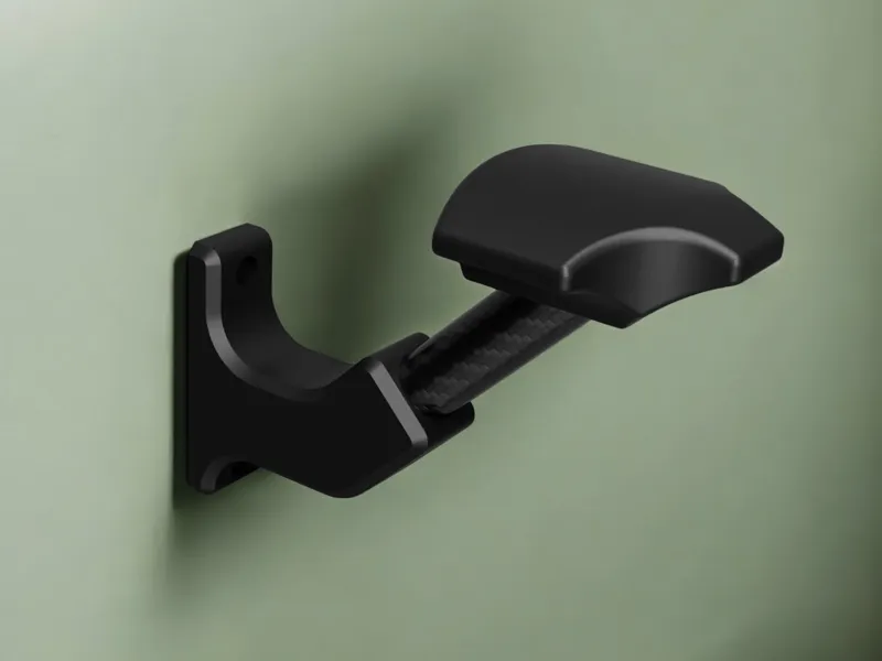 Wall-Mounted Motorcycle Helmet Hook