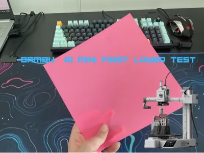 First Layer Test  - A1 mini - 180 x 180 mm