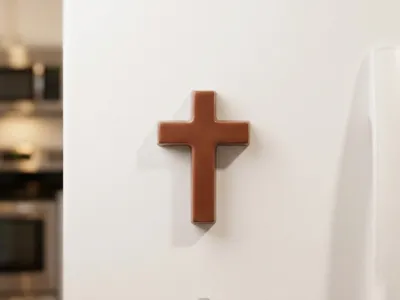 Cross Fridge Magnet