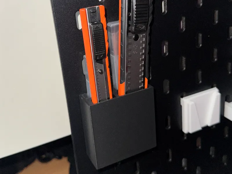 Skadis 9mm & 18mm Knife + Spare Blade Storage