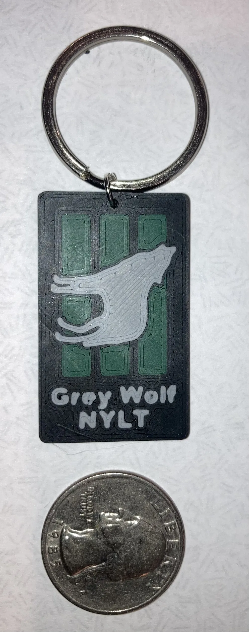 Scouts America NYLT Grey Wolf Keychain by Cro-Mag_Jr MakerWorld ...
