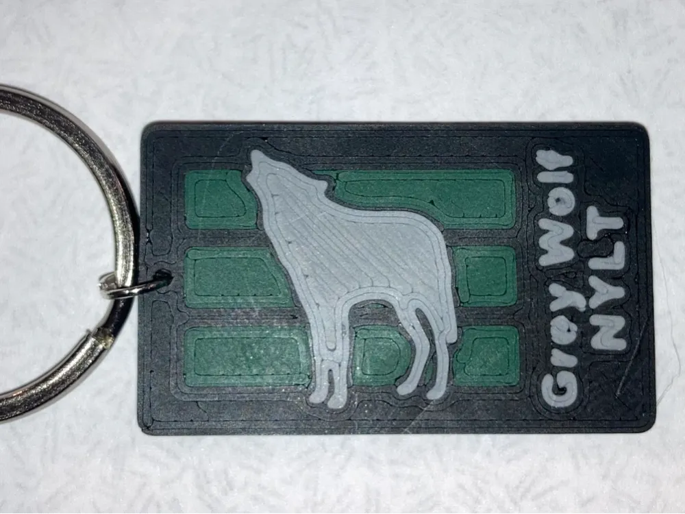 Scouts America NYLT Grey Wolf Keychain by Cro-Mag_Jr MakerWorld ...